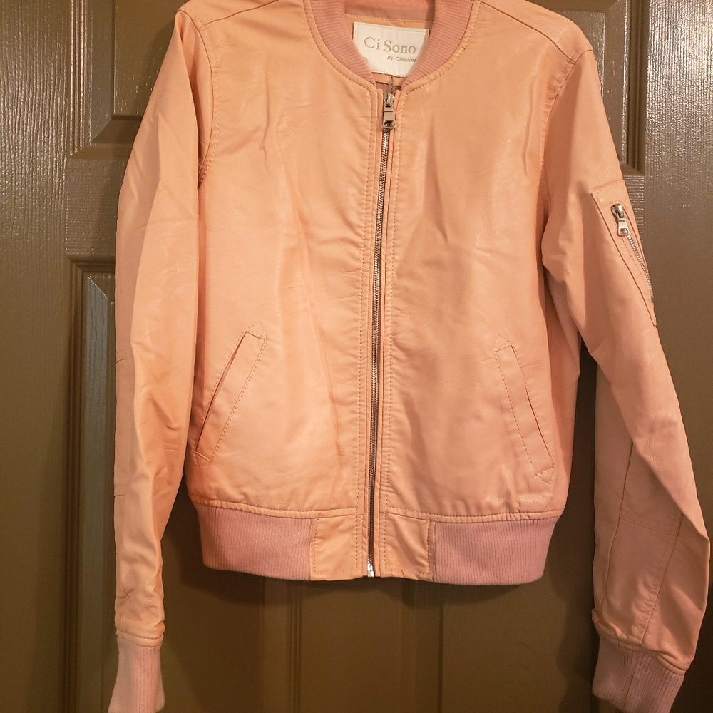 Faux Leather Jacket